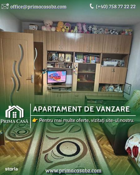 Apartament cu 2 camere semidecomandat în Bălcescu