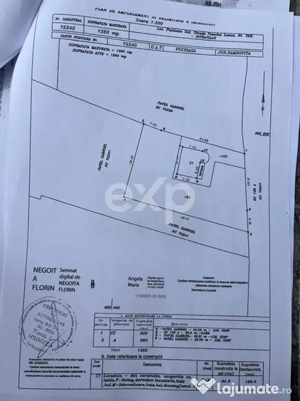 Casă cu 4 camere cu Teren 3400 Mp în Pucioasa-Sat