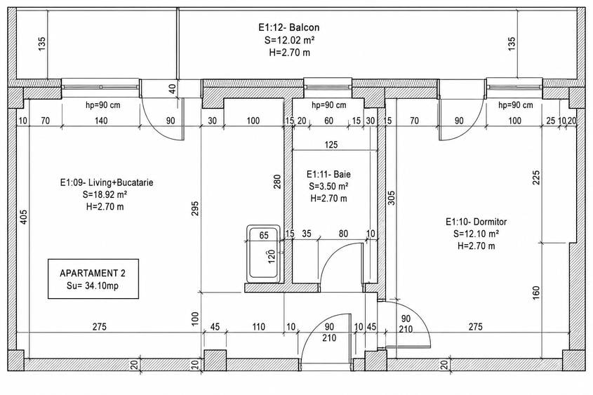Bloc boutique modern | P+3 | Doar 3 apartamente pe etaj | Apartamente cu grădină - 6