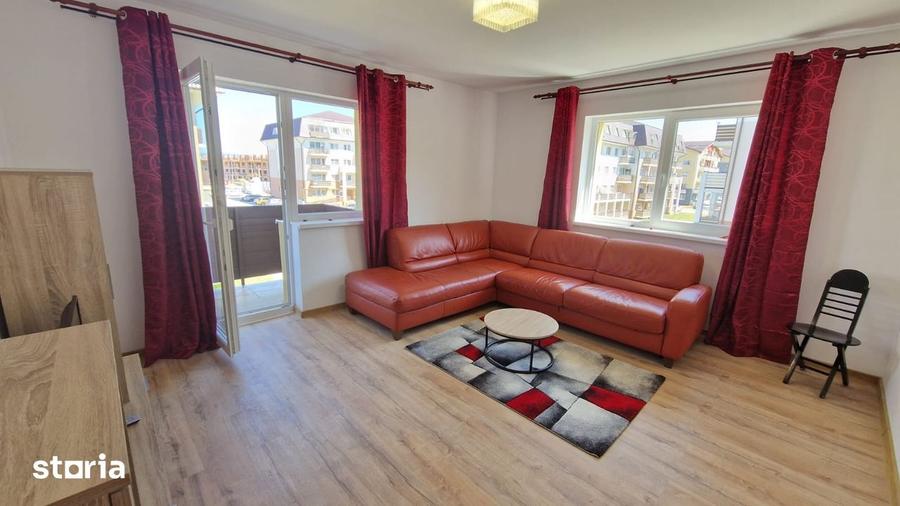 Apartament cu 2 camere decomandat, mobilat în Sânpetru