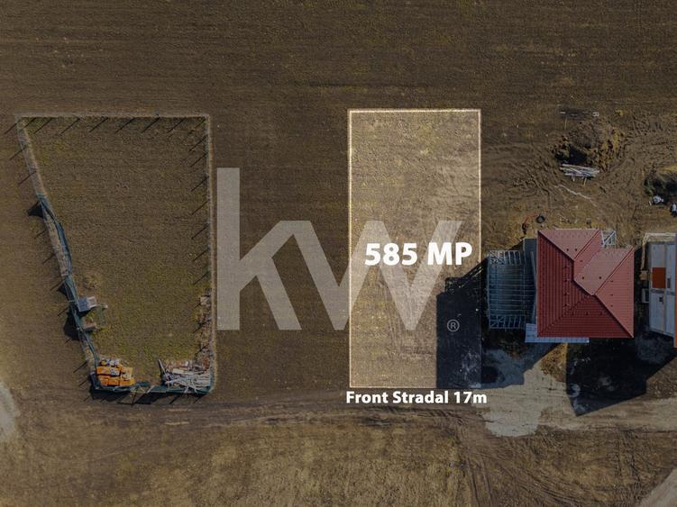 Teren Construcții intravilan de 585 mp, în Sânpetru