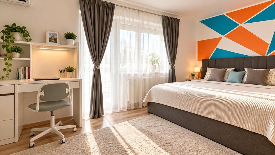 Apartament cu 2 camere semidecomandat în Braytim