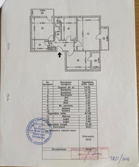 Apartament cu 3 camere decomandat în Dristor