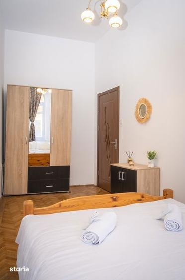 Apartament cu 2 camere decomandat, mobilat în Central