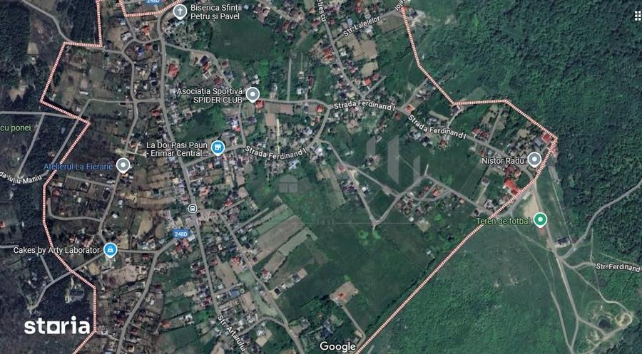 Teren de 3500 mp, în Bârnova