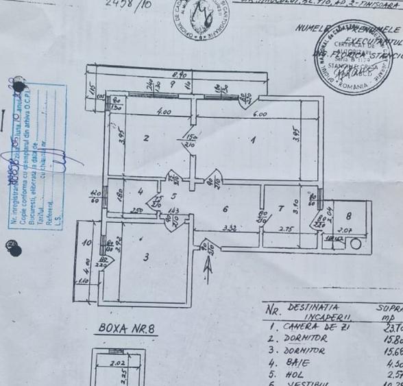 Apartament cu 3 camere în Cotroceni