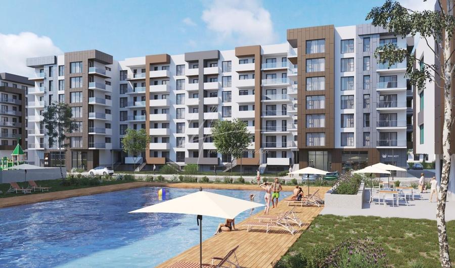 Apartament cu 2 camere semidecomandat, mobilat în Berceni