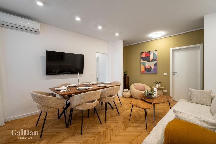 Apartament cu 4 camere, mobilat în Universitate