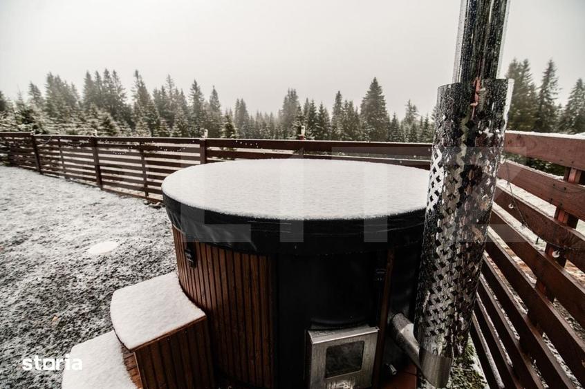 Cabana A-Frame, 195 mp utili, 600 mp teren, Sauna & Ciubar, Belis, SCH - 15