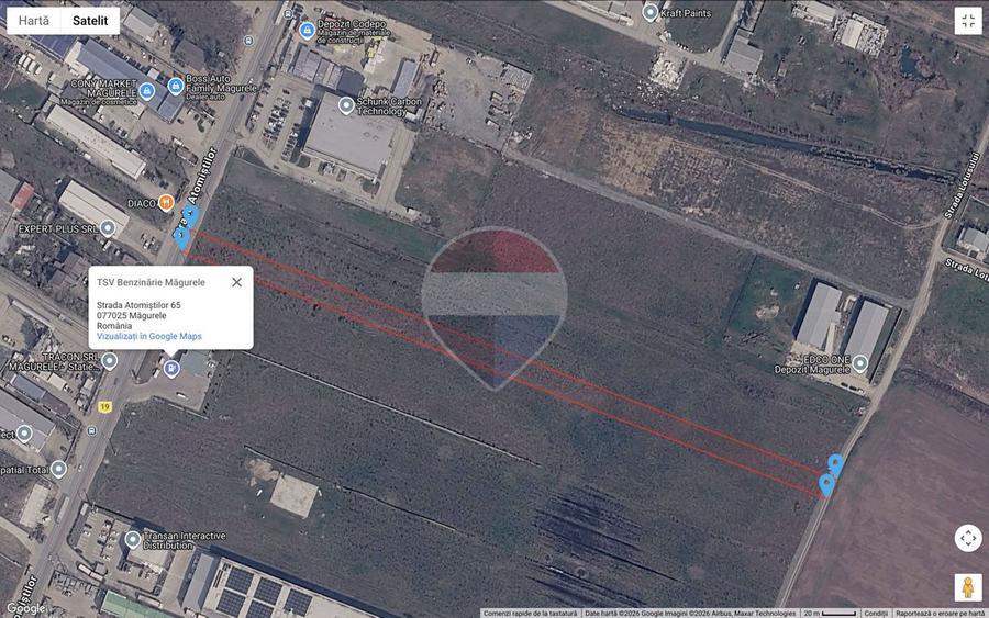 Teren Construcții intravilan de 6000 mp, în Exterior Nord