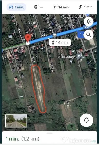 Teren în Valea Ursului