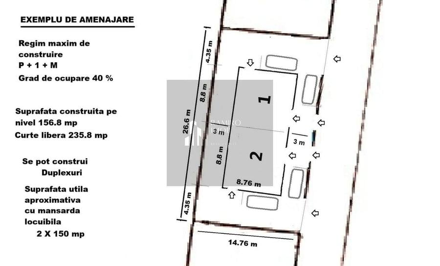 Teren intravilan 392mp deschidere 26m Orasul Pantelimon langa lac - 2
