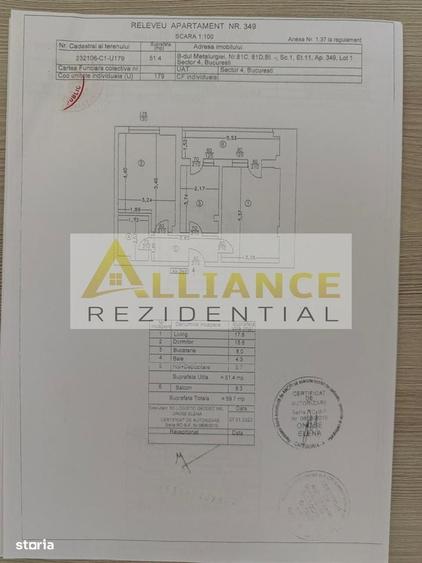 Apartament cu 2 camere în Metalurgiei