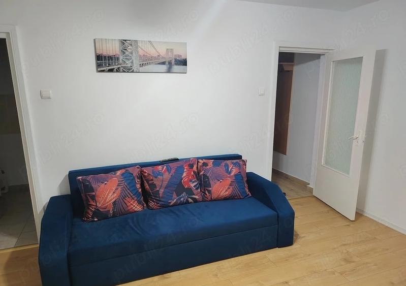 Apartament cu 2 camere semidecomandat, mobilat în Brătianu