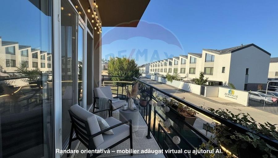 Apartament cu 2 camere decomandat, mobilat în Pipera