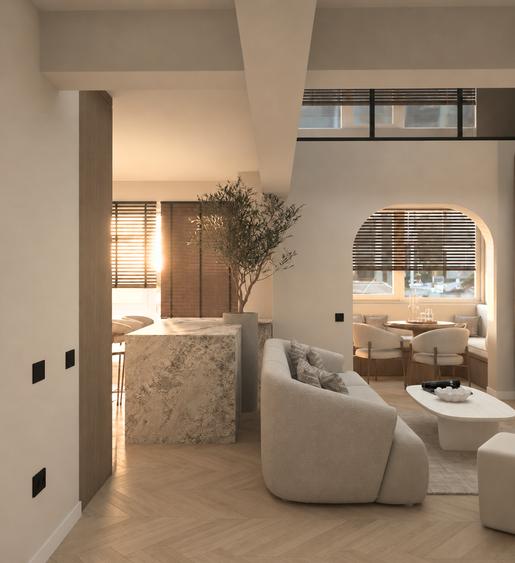 Penthouse cu 3 camere decomandat în Berceni