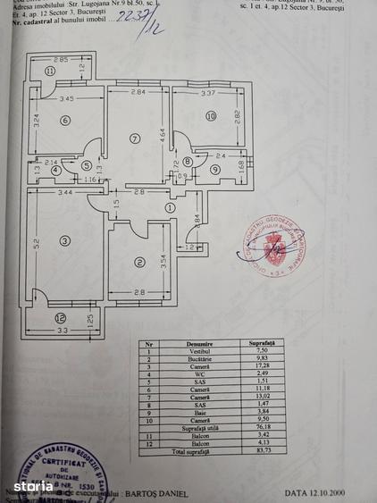 Apartament cu 4 camere decomandat în Vitan
