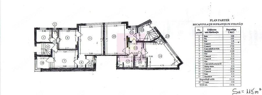 Casă cu 25 camere cu Teren 560 Mp în Cotroceni
