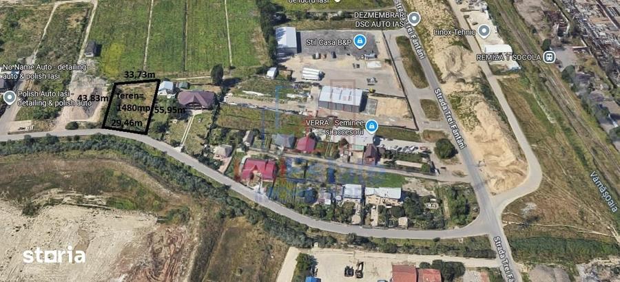Vladiceni TEREN 1480mp la numai 200m de str Trei Fantani asfalt si uti - 7