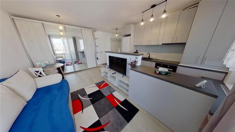 Apartament cu 2 camere decomandat, mobilat în Tractorul
