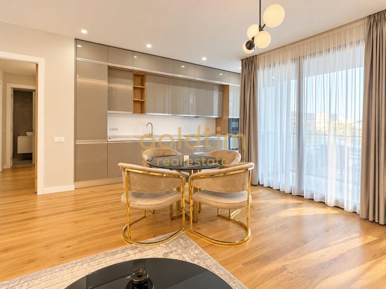 Apartament cu 2 camere decomandat, mobilat în Herăstrău