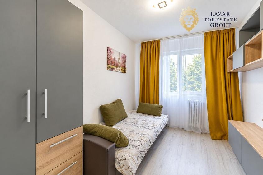Apartament cu 3 camere semidecomandat, mobilat în Intim