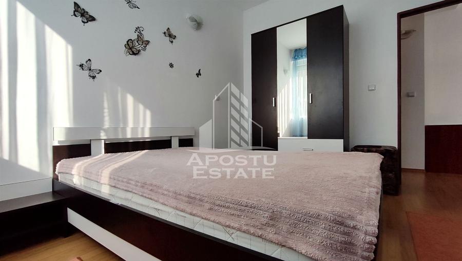 Apartament cu 2 camere semidecomandat, mobilat în UTA
