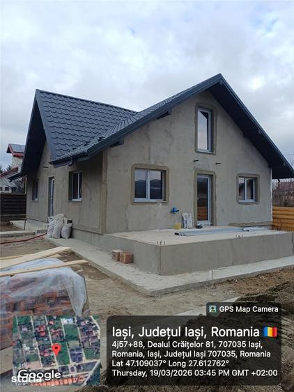 Casă cu 3 camere decomandat cu Teren 500 Mp în Bârnova