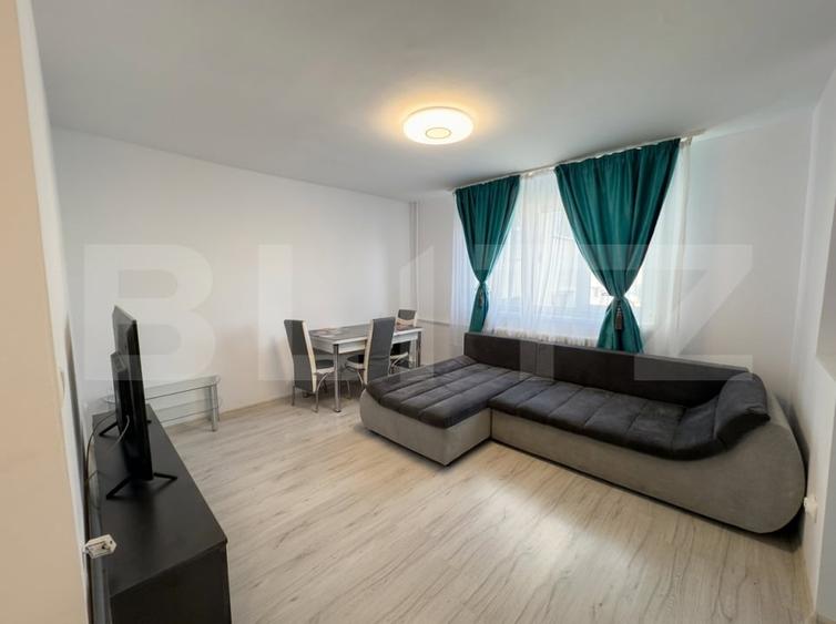 Apartament cu 2 camere semidecomandat, mobilat în Mănăștur