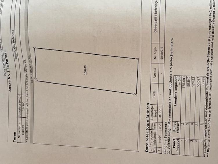 Teren agricol extravilan de 10300 mp, în Sânpetru