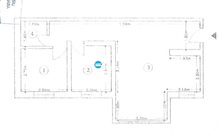 Apartament cu 3 camere decomandat în Alexandru cel Bun