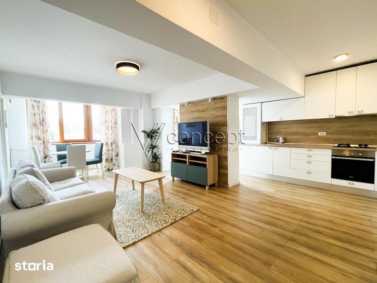 Apartament cu 3 camere, mobilat în Centrul Istoric