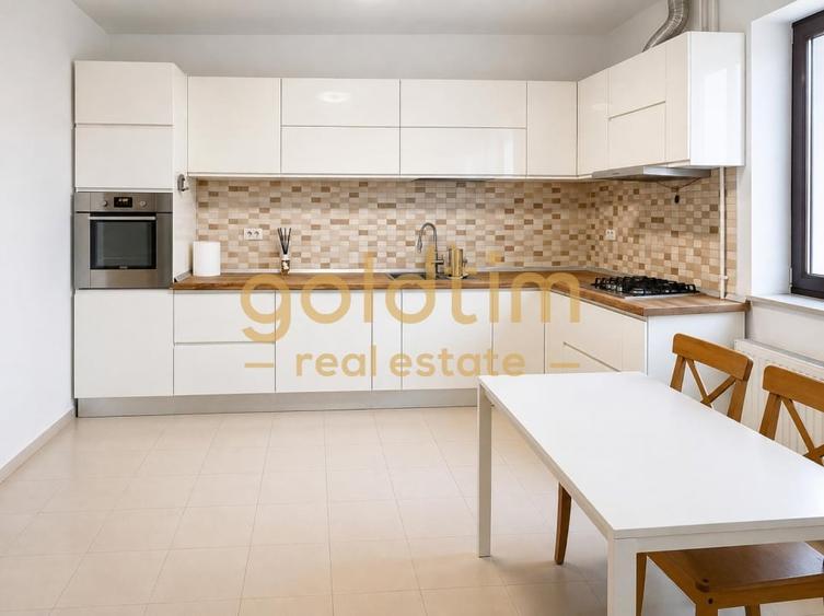 Apartament cu 3 camere semidecomandat, mobilat în Pipera