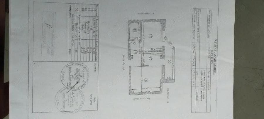 Apartament cu 2 camere decomandat în Nord