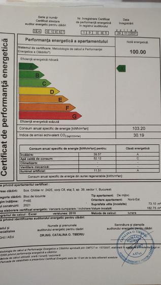 Apartament cu 3 camere decomandat, mobilat în Chitila