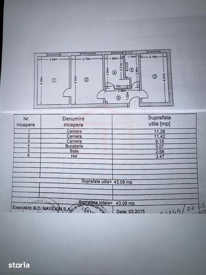 475oo euro, NEGOCIABIL, 3 camere, etaj 3 Micro19 - 4