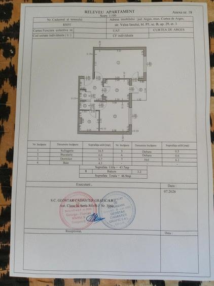 Apartament cu 2 camere decomandat în Central