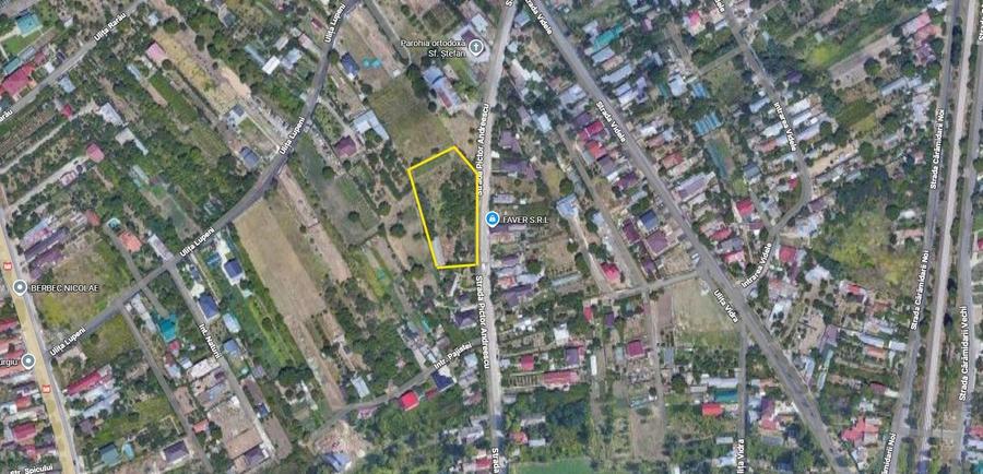 Teren Construcții intravilan de 4014 mp, în Nord