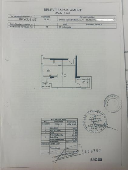 Garsonieră decomandată, mobilată în Drumul Taberei