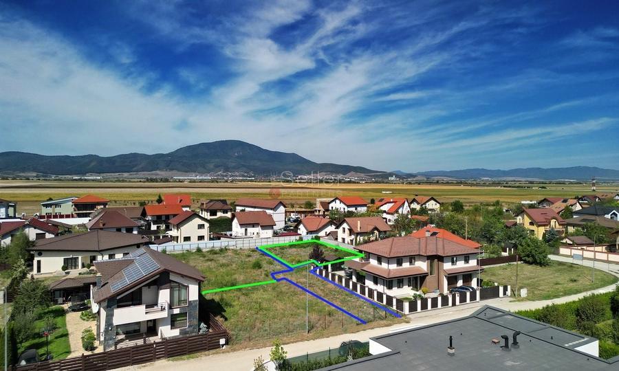 Teren Construcții intravilan de 823 mp, în Ghimbav Livadă
