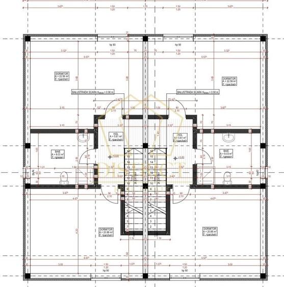 Duplex cu 4 camere cu Canalizare în Moșnița Veche