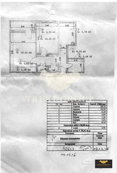 Apartament cu 2 camere decomandat, mobilat în Domenii