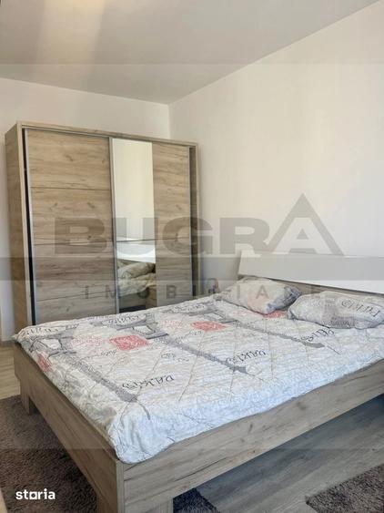 Apartament cu 2 camere semidecomandat, mobilat în Baciu