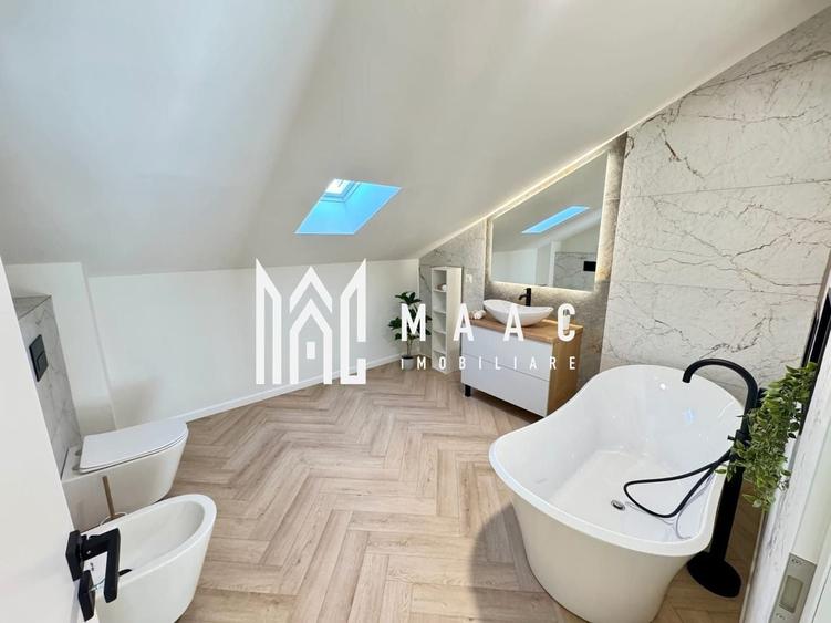 Penthouse cu 5 camere semidecomandat, mobilat în Cristian