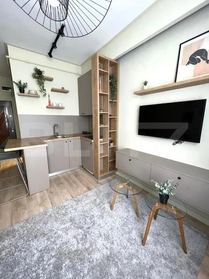 Apartamnt cu o camera, 21 mp, complet renovat, zona Calea Floresti - 9