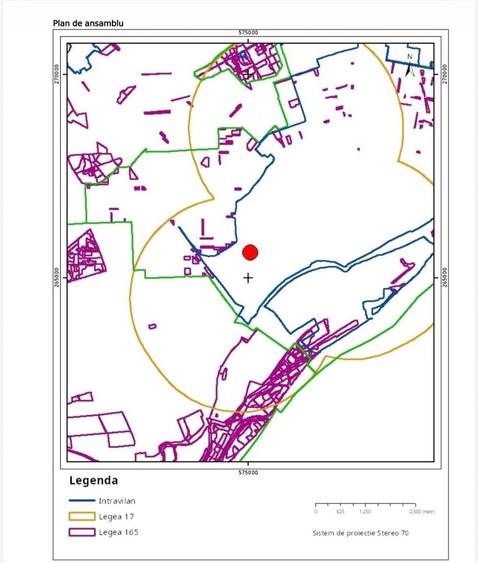 Teren Construcții intravilan de 3050 mp, în Vest