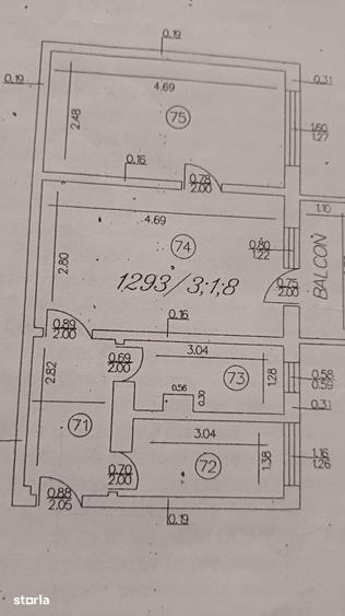 Apartament cu 2 camere în Fălticeni