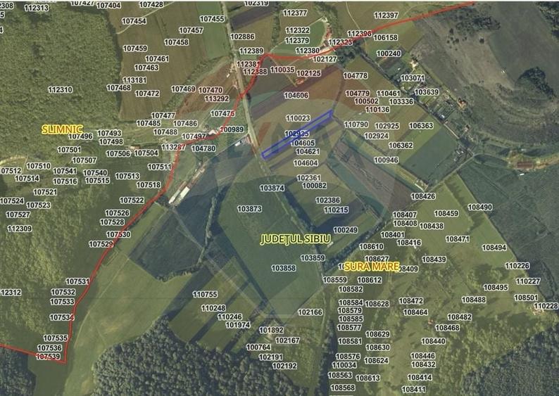 Teren agricol extravilan de 4995 mp, în Șura Mare