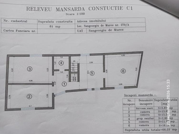 Casa cu 2 etaje cu incalzire centrala ?i curent trifazic in Sangeorgiu de Mure? - 7