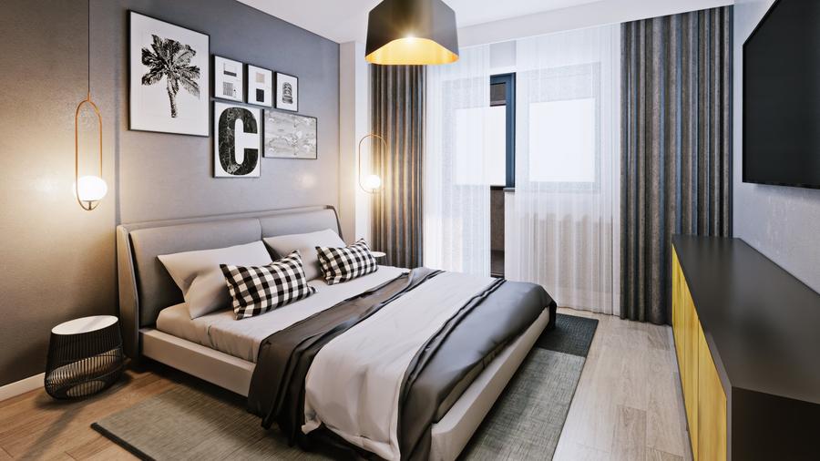 Penthouse cu 3 camere decomandat în Industriilor